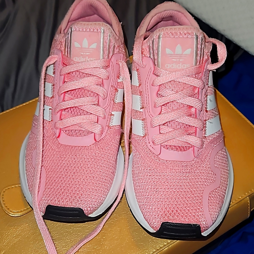 Girls Pink Adidas
